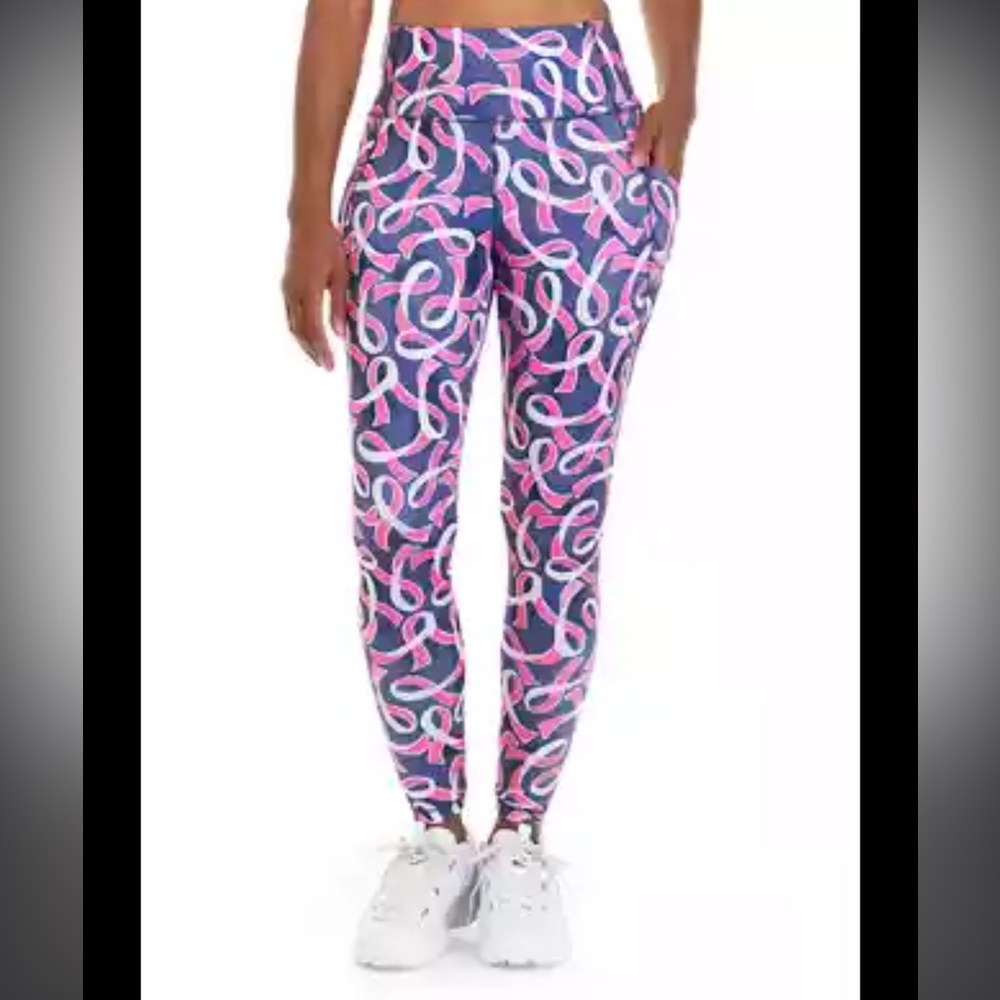 Crown & Ivy Women's Ribbon Printed Leggings | XS | NWOT